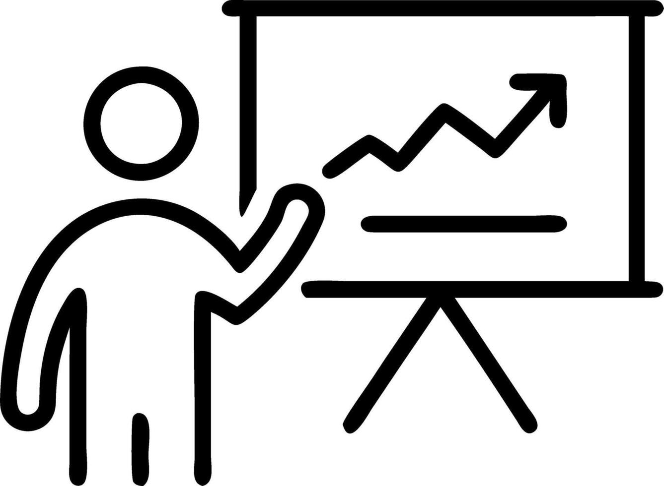CEO presenting sustainability goals in boardroom Set A vector