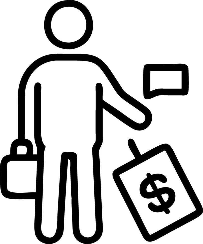 Business traveler budgeting for trips in a candid public transport setting Set A vector