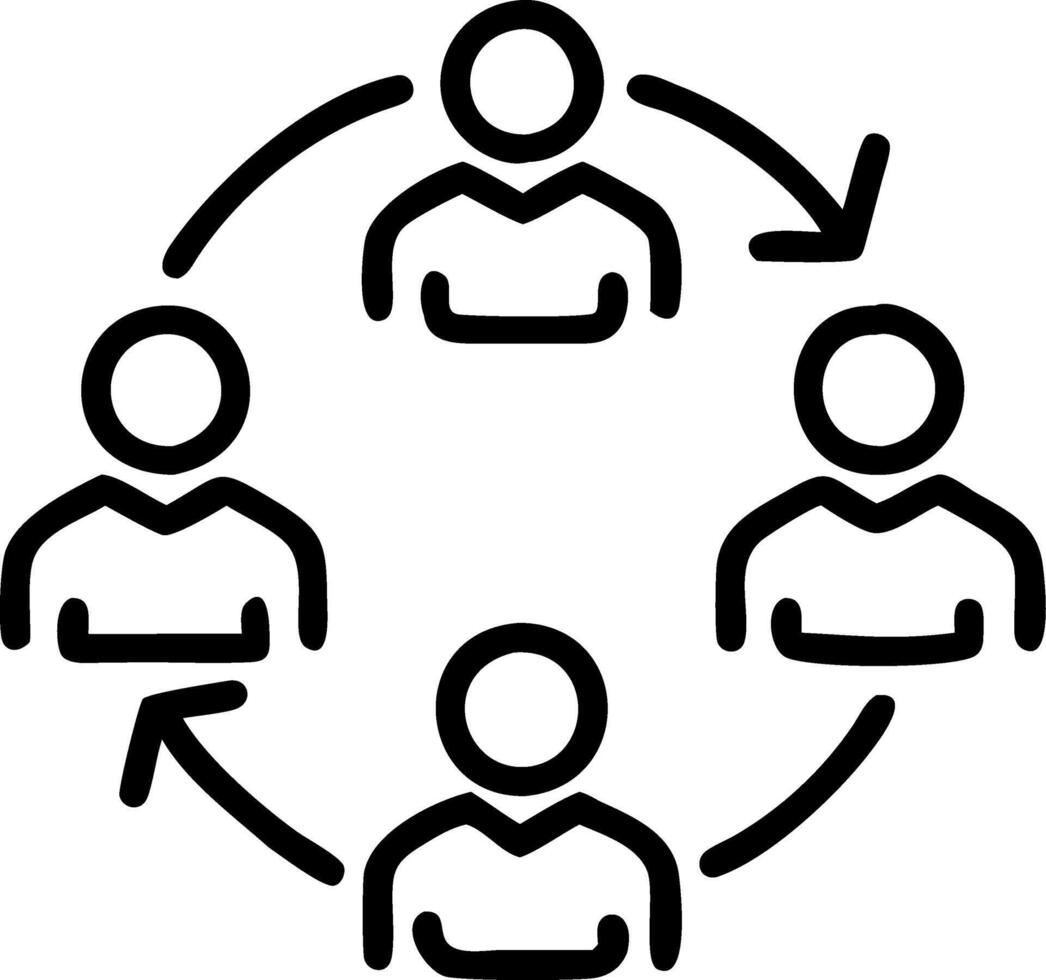 Business team strategizing on product lifecycle extension Set 5 vector