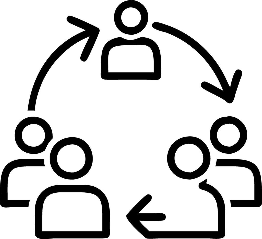 Business team strategizing on product lifecycle extension Set 3 vector