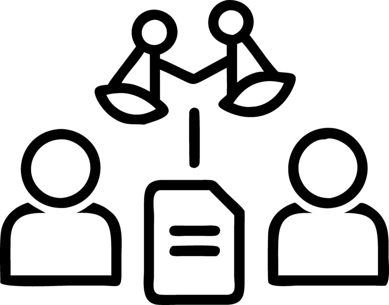 Business team collaborating on legal compliance plain background copy space on top Set 2 vector