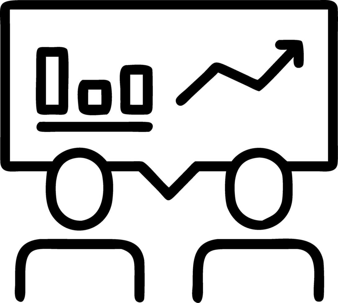 Business team analyzing data charts on large screens glossy background copy space on left vector