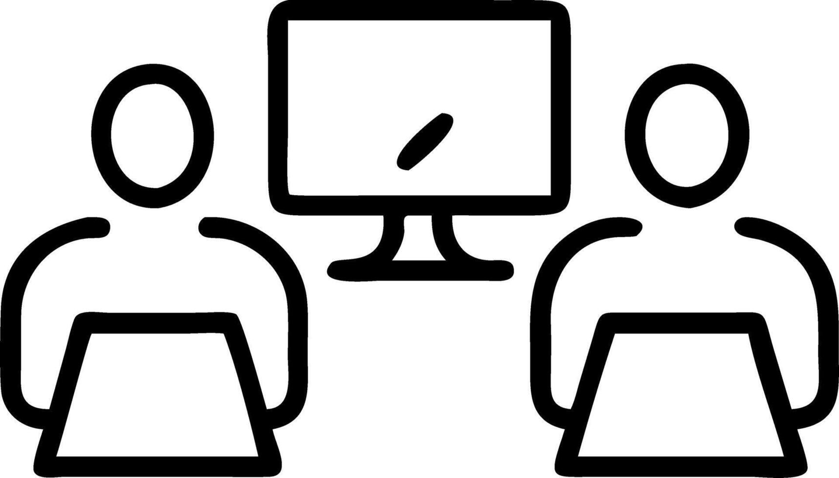 Business professionals using tablets for strategy meetings plain background copy space on top vector