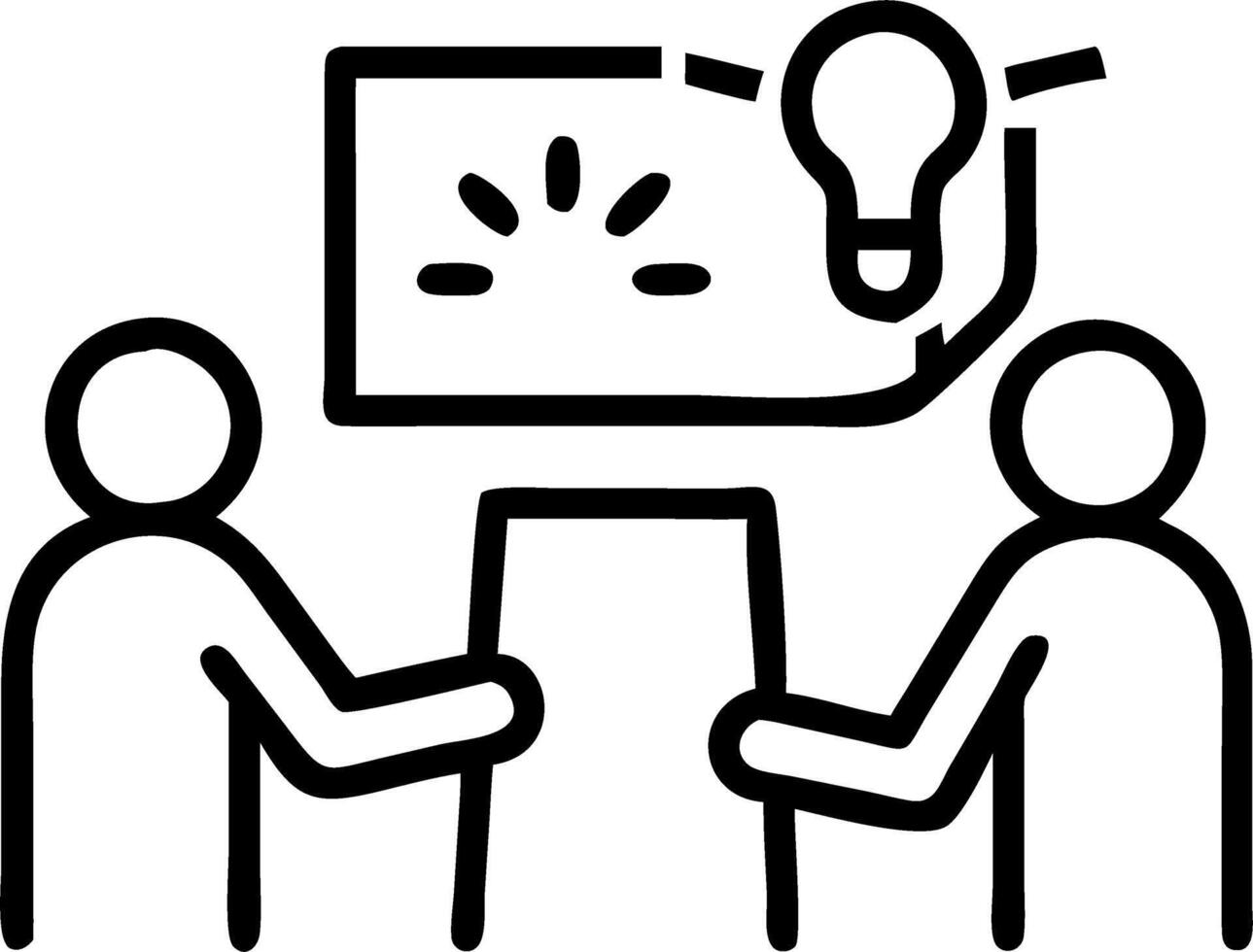 Business professionals discussing blueprint in industrial setting Set A vector