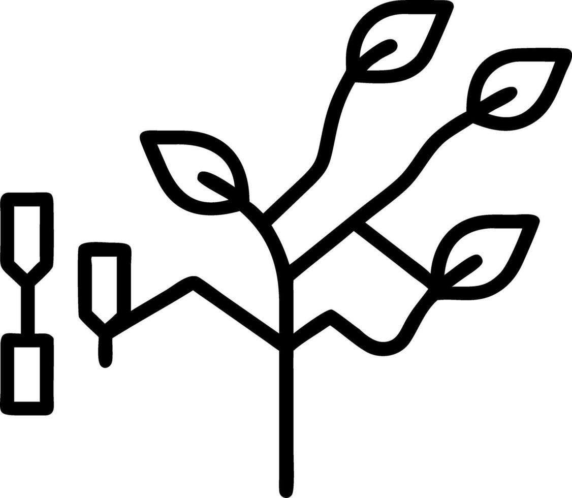 Business graph with tree branches and leaves and copy space Set A vector