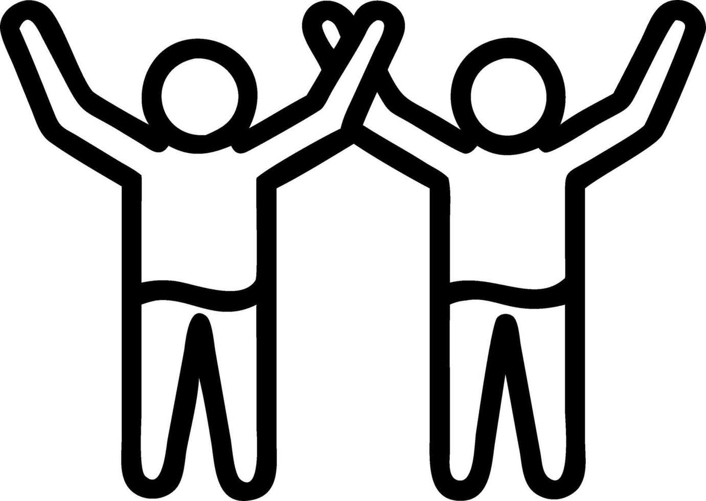 Business graduates celebrating in a glossy conference room copy space on left Set A vector