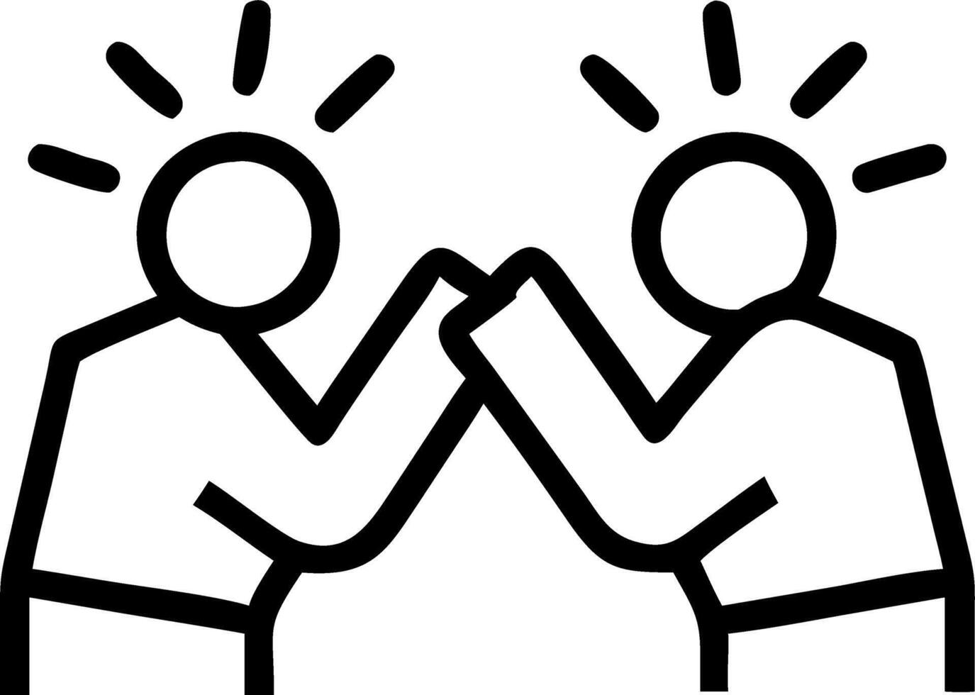 Business graduates collaborating on projects in glossy office copy space on left Set A vector