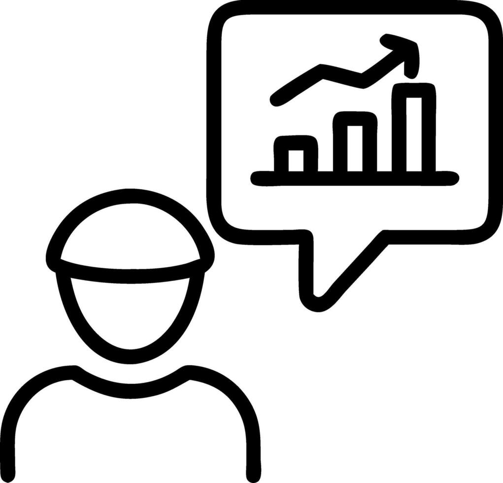 Business analyst reviewing data on global food trends Set A vector