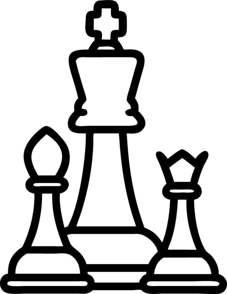 Business chess pieces with green king and copy space Set A vector