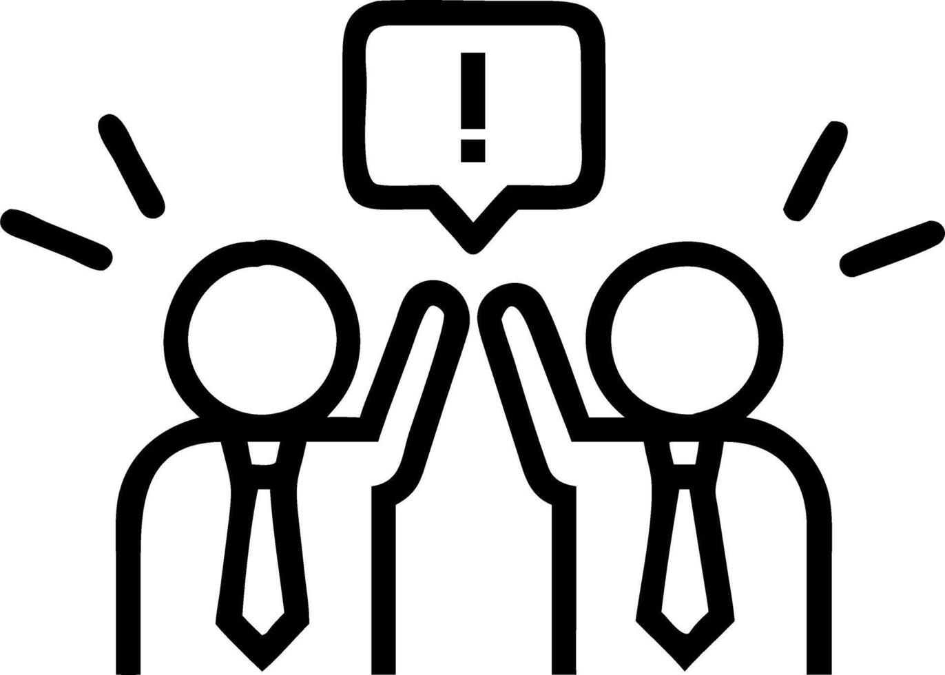 announcement and declaration and urgent vector