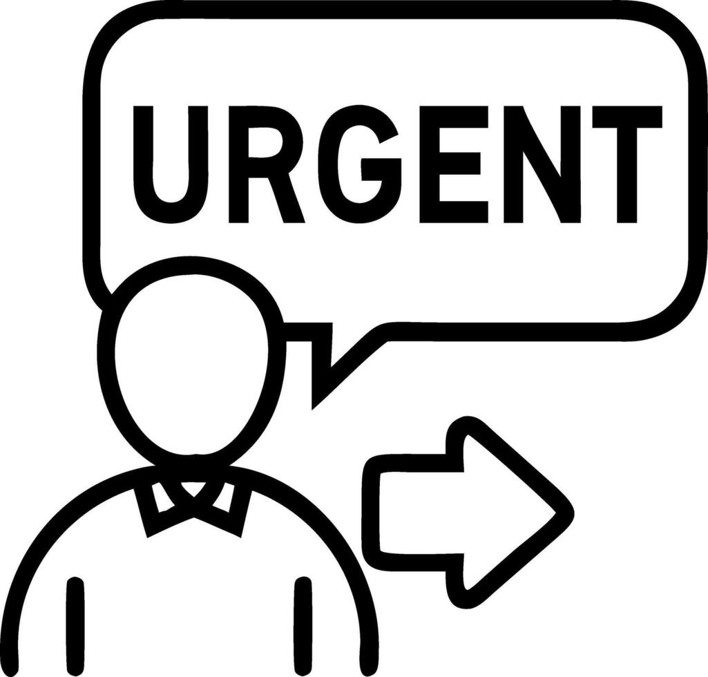 announcement and broadcast and urgent vector