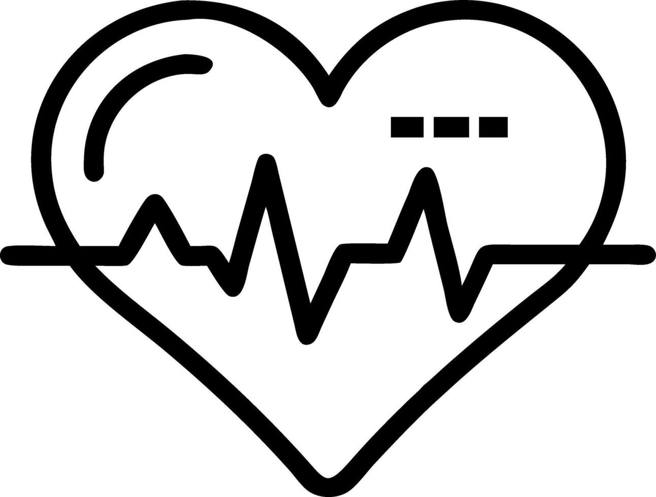 AI Powered Heart Monitor vector