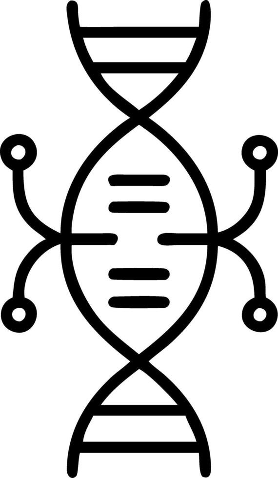 AI Driven DNA Analysis vector