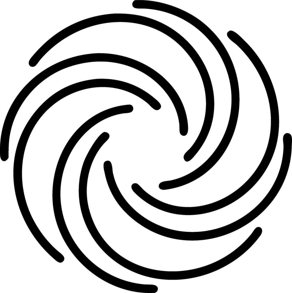 Abstract spiral of diverse colors converging to center with copy space Set A vector