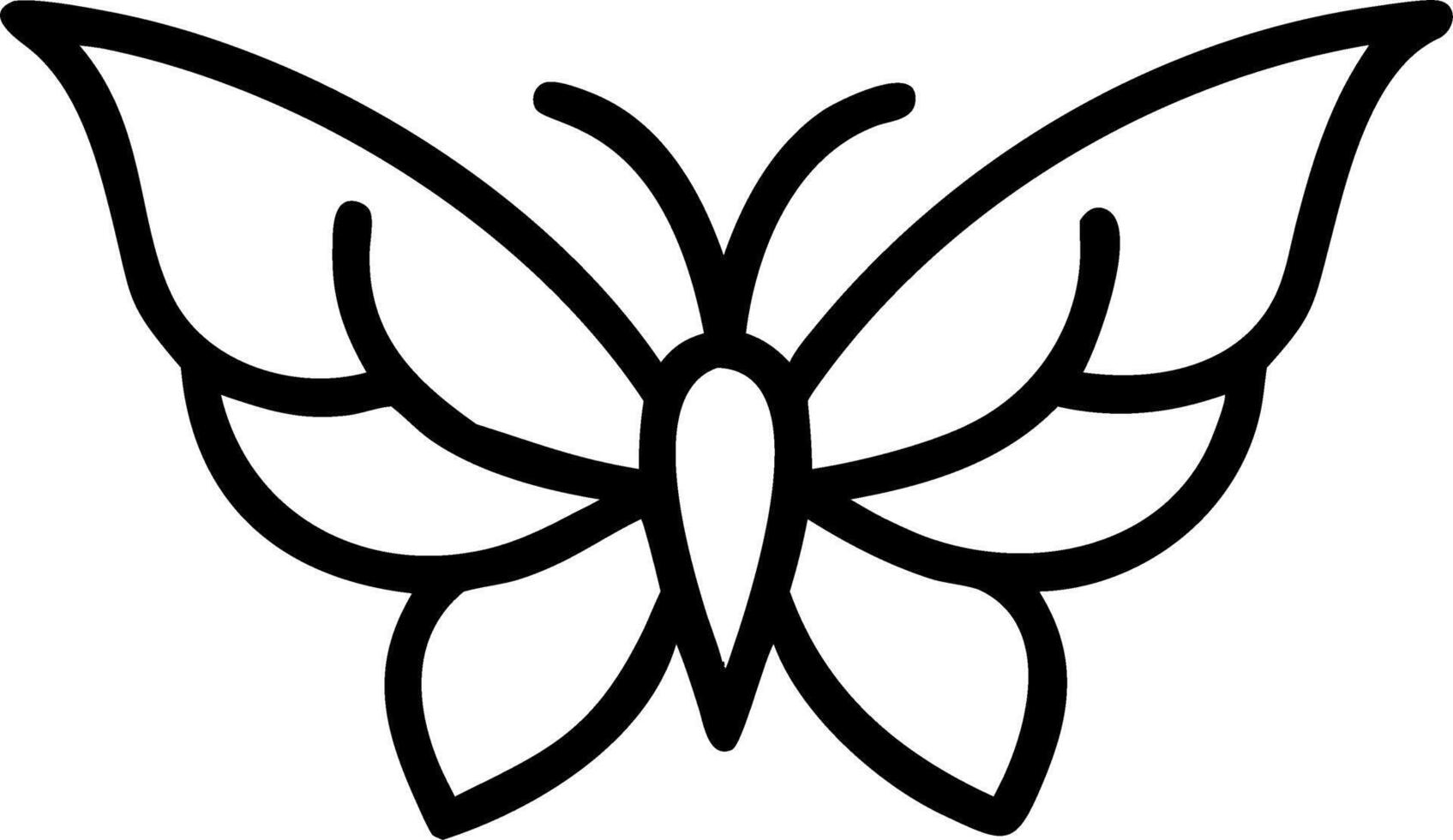 Abstract image of butterfly with wings made of leaves Set A vector