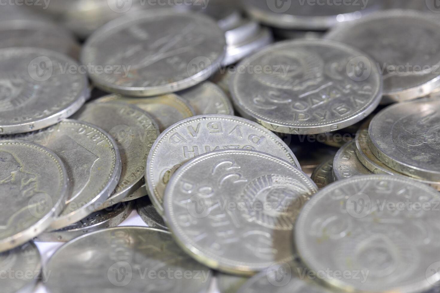 different commemorative coins of the USSR ruble photo