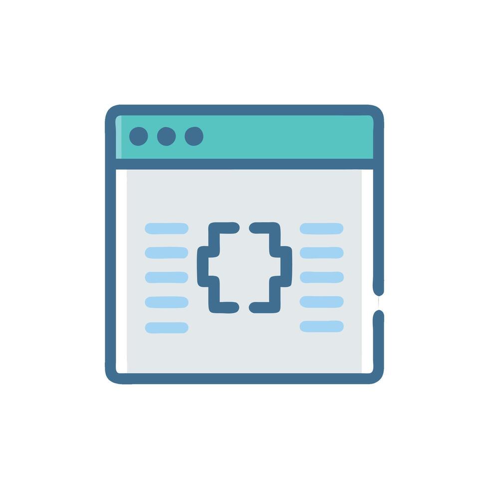 código Compilacion proceso icono diseño 55484442 Vector en Vecteezy