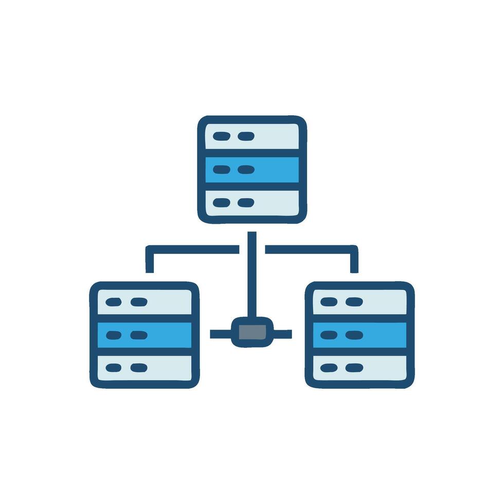 Essential Server Clustering Icon for Operations 55485750 Vector Art at ...