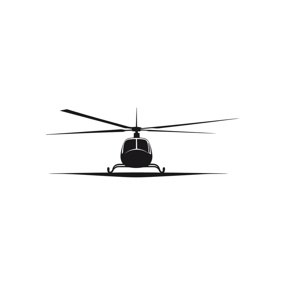 Helicopter icon on white background vector