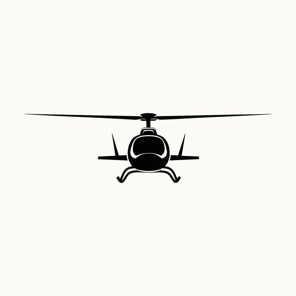 Helicopter icon on white background vector