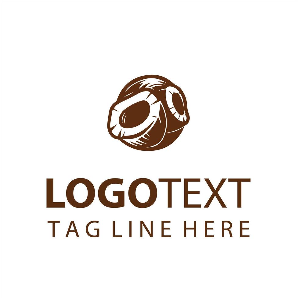 Organic Coconut Logo vector