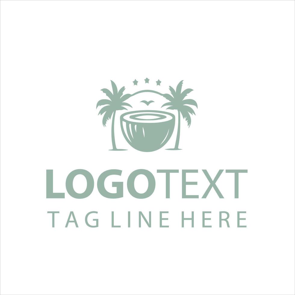 The Coconut Pearl Logo vector