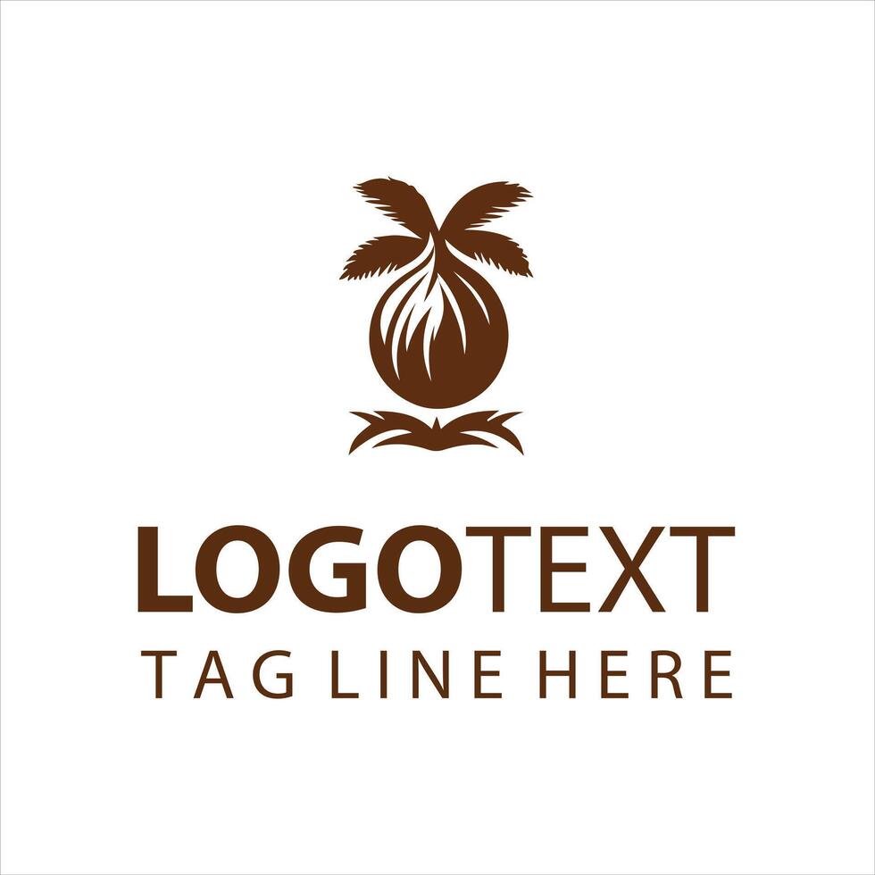 Palm Coconut Logo vector