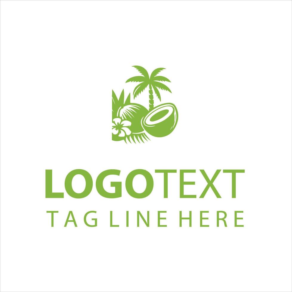 Breezy Coconut Logo vector