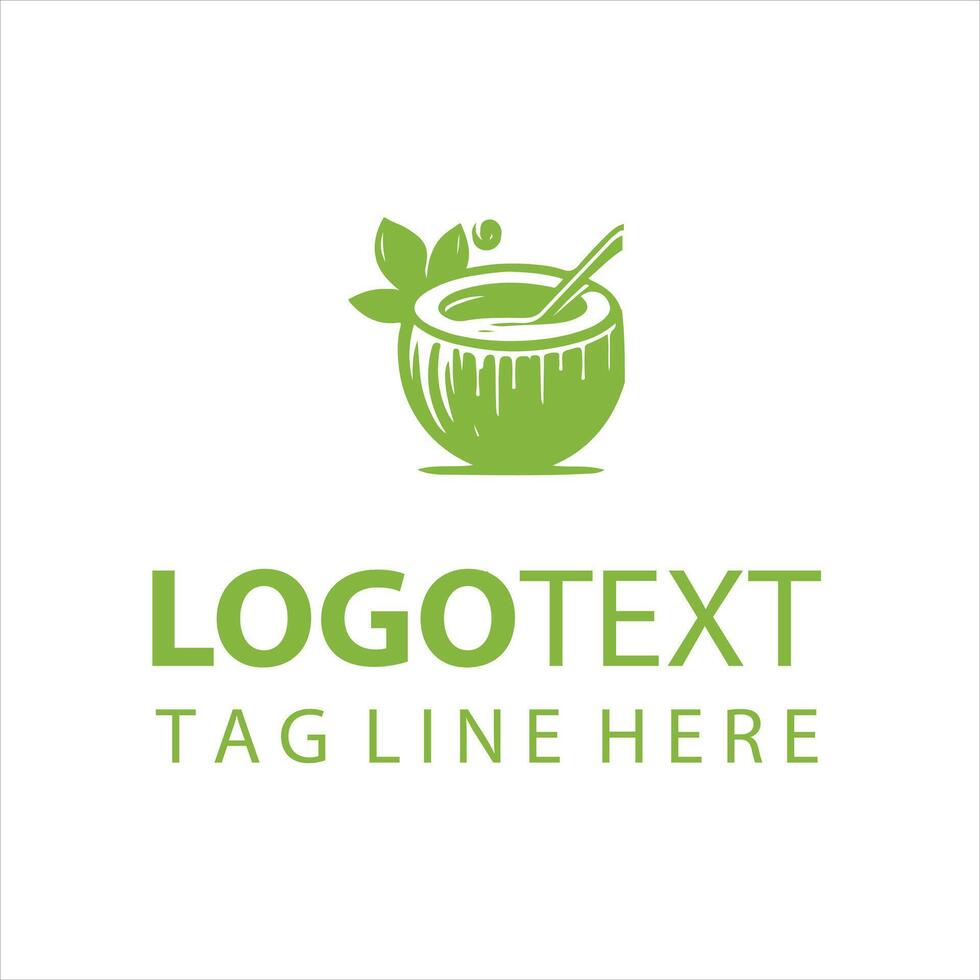 Golden Coconut Logo vector