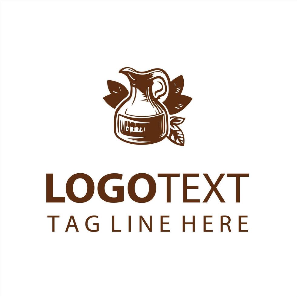 Coconut Treasure Logo Design vector