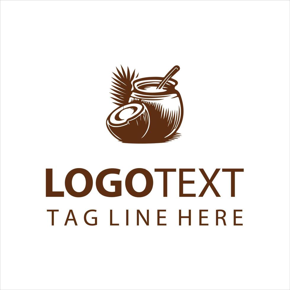 Island Coconut Logo vector