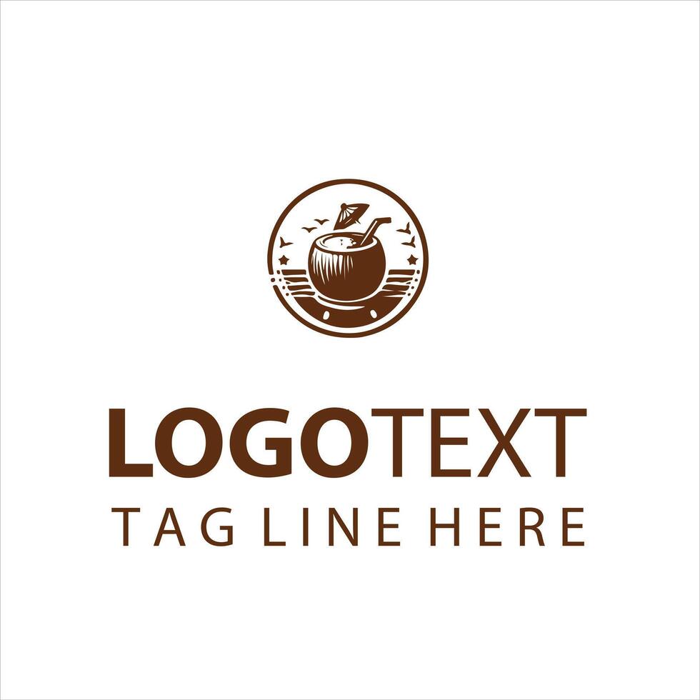 Coconut Essence Logo vector