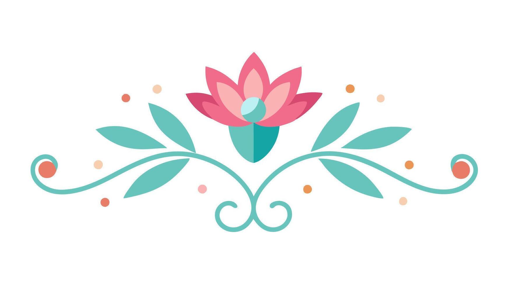 Stylish Floral Design Illustration for Decorative Projects vector