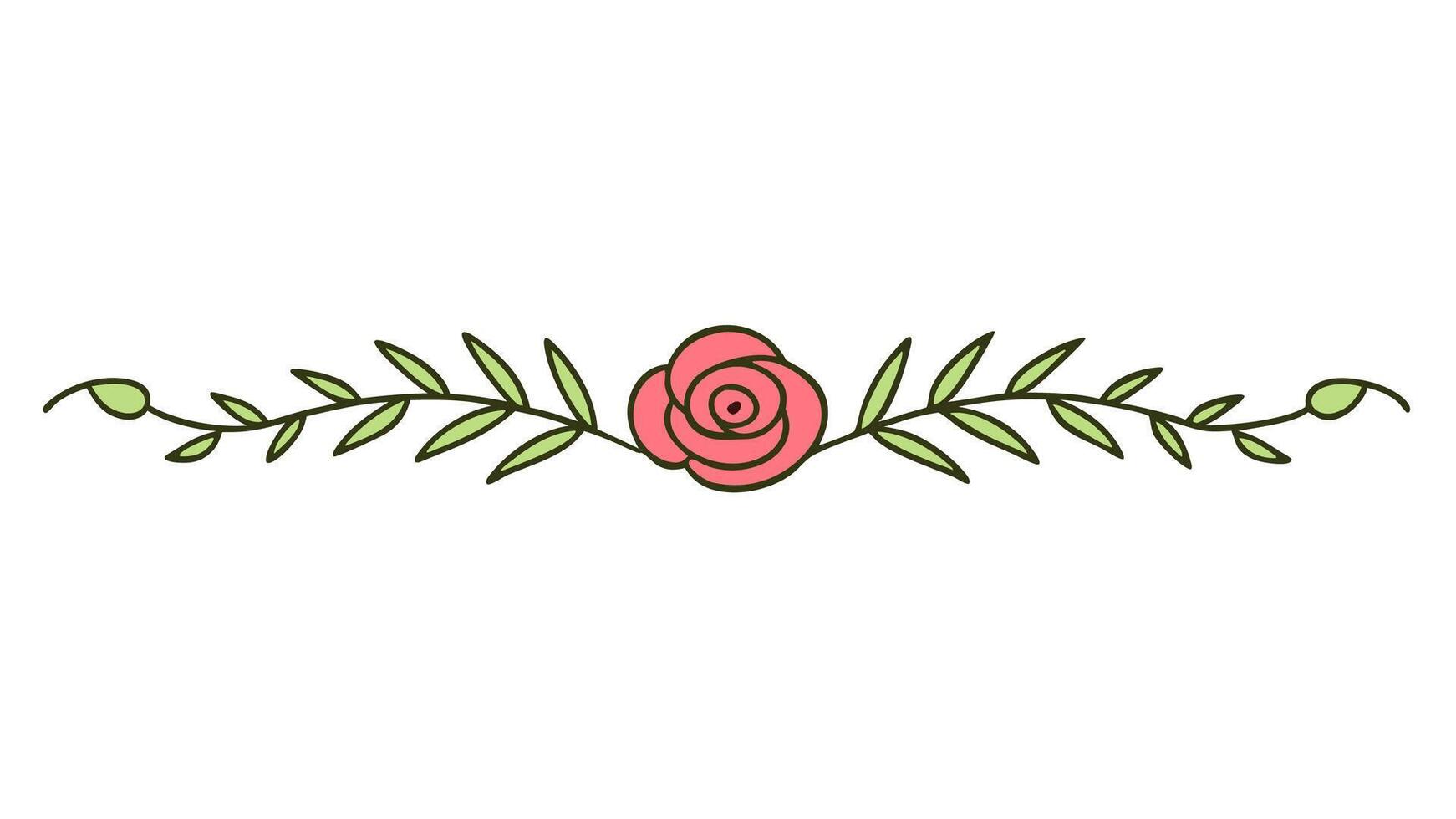 Stylish Floral Design Illustration Decorative Creative Project vector
