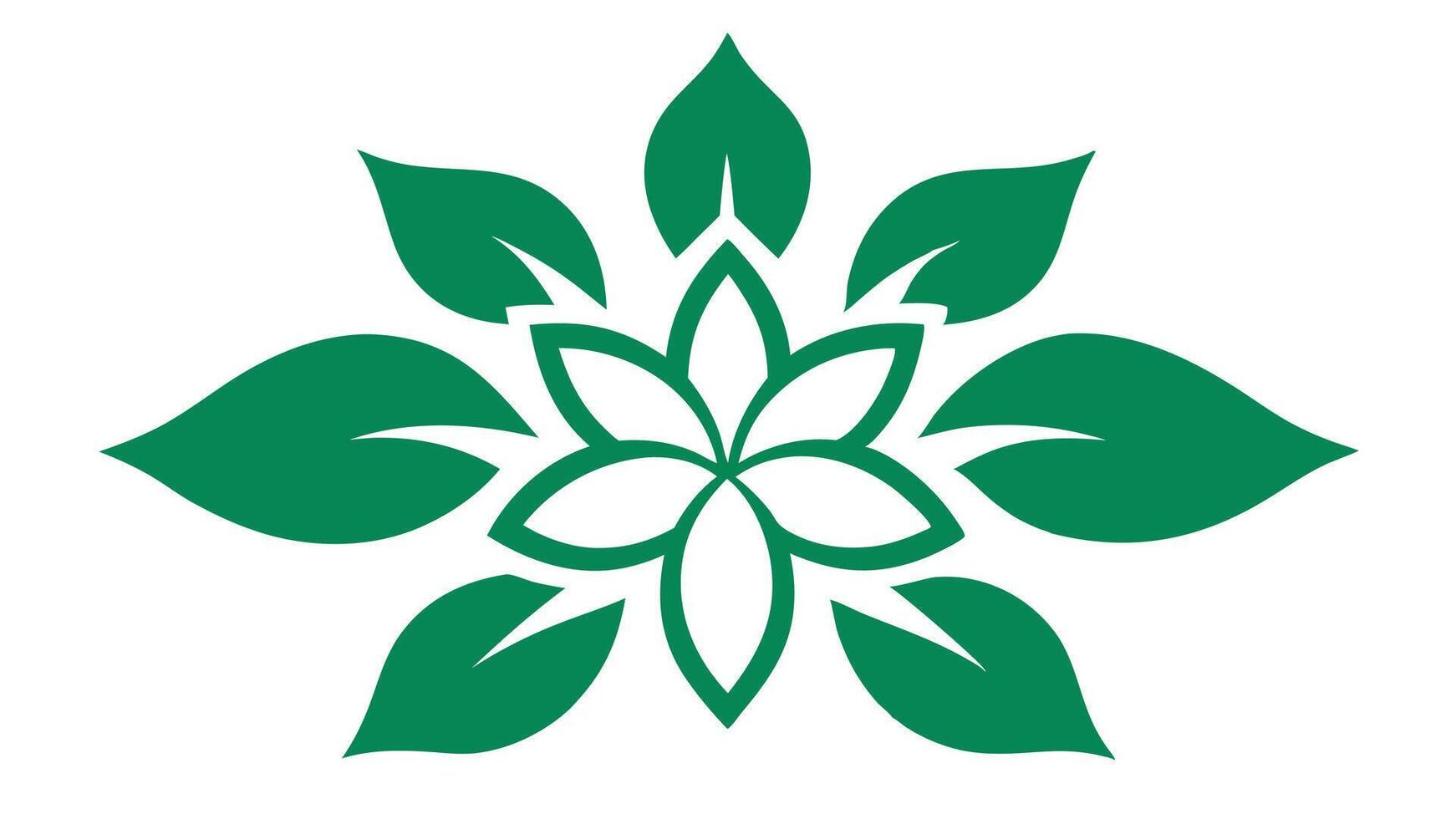 Botanical Heading Illustration for Aesthetic Designs vector