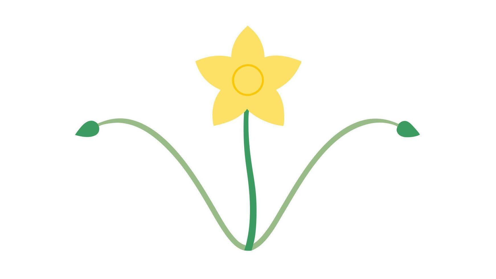 Floral Heading Ornament Design Illustration vector