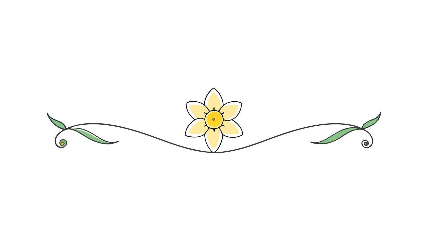 Elegant Floral Ornament Elements Design for Headers Decoration vector
