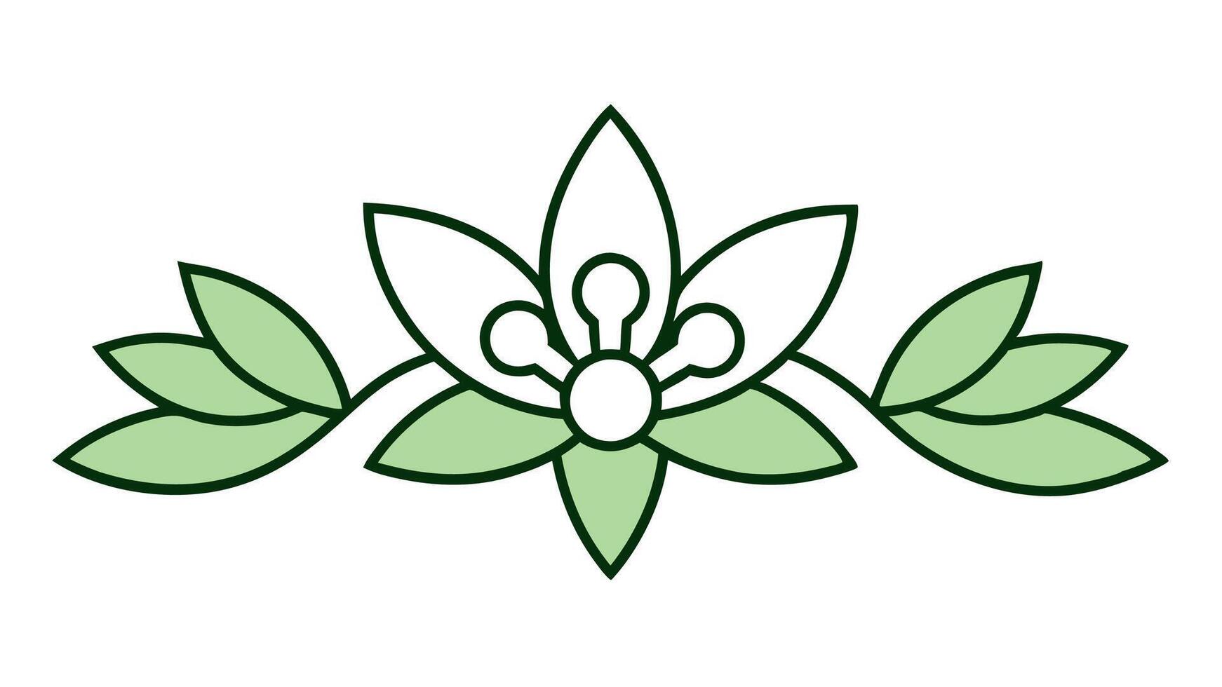 Stylish Floral Design Illustration Decorative Creative Projects vector