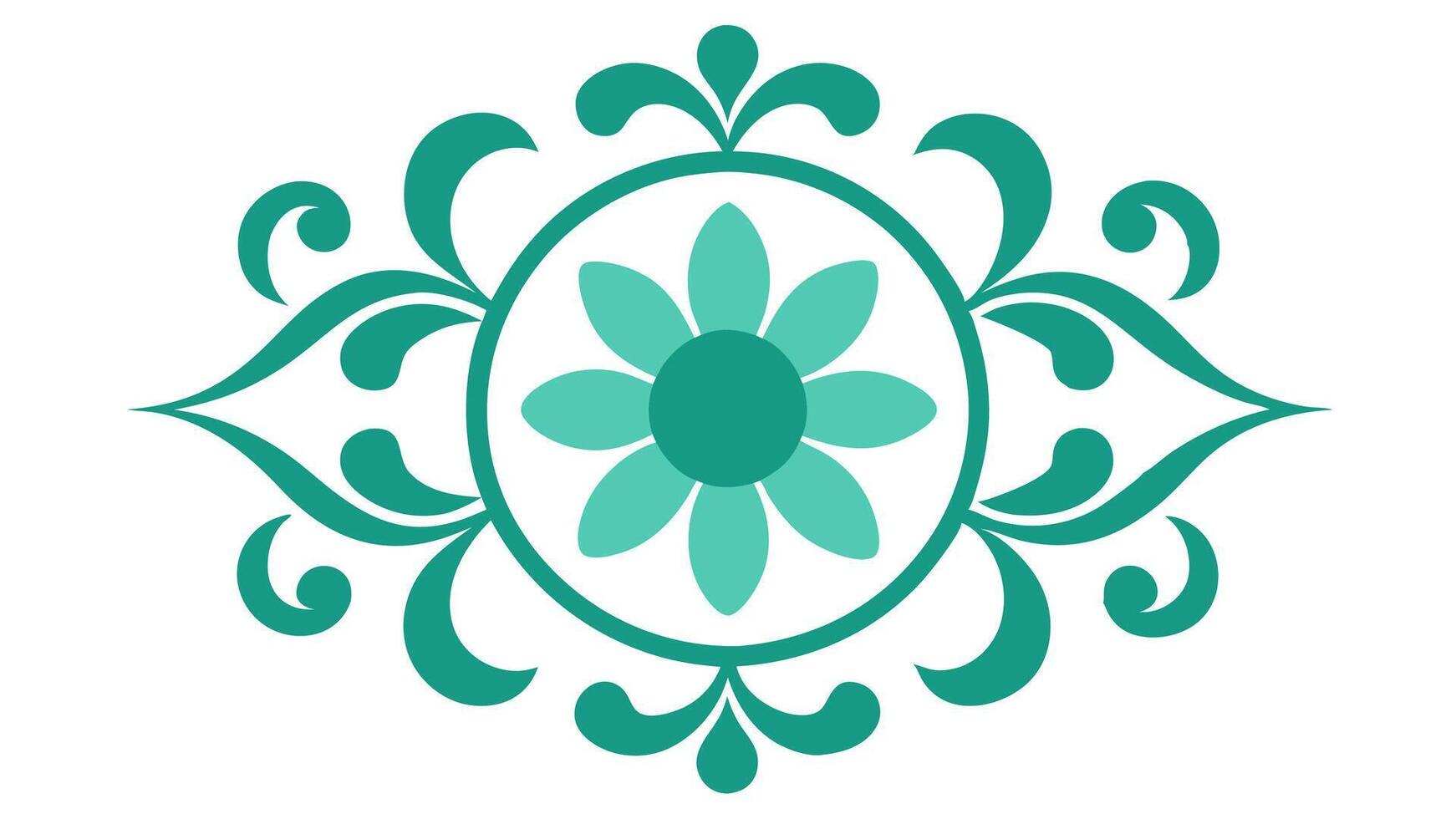 Floral Ornament Elements Illustration for Minimal vector