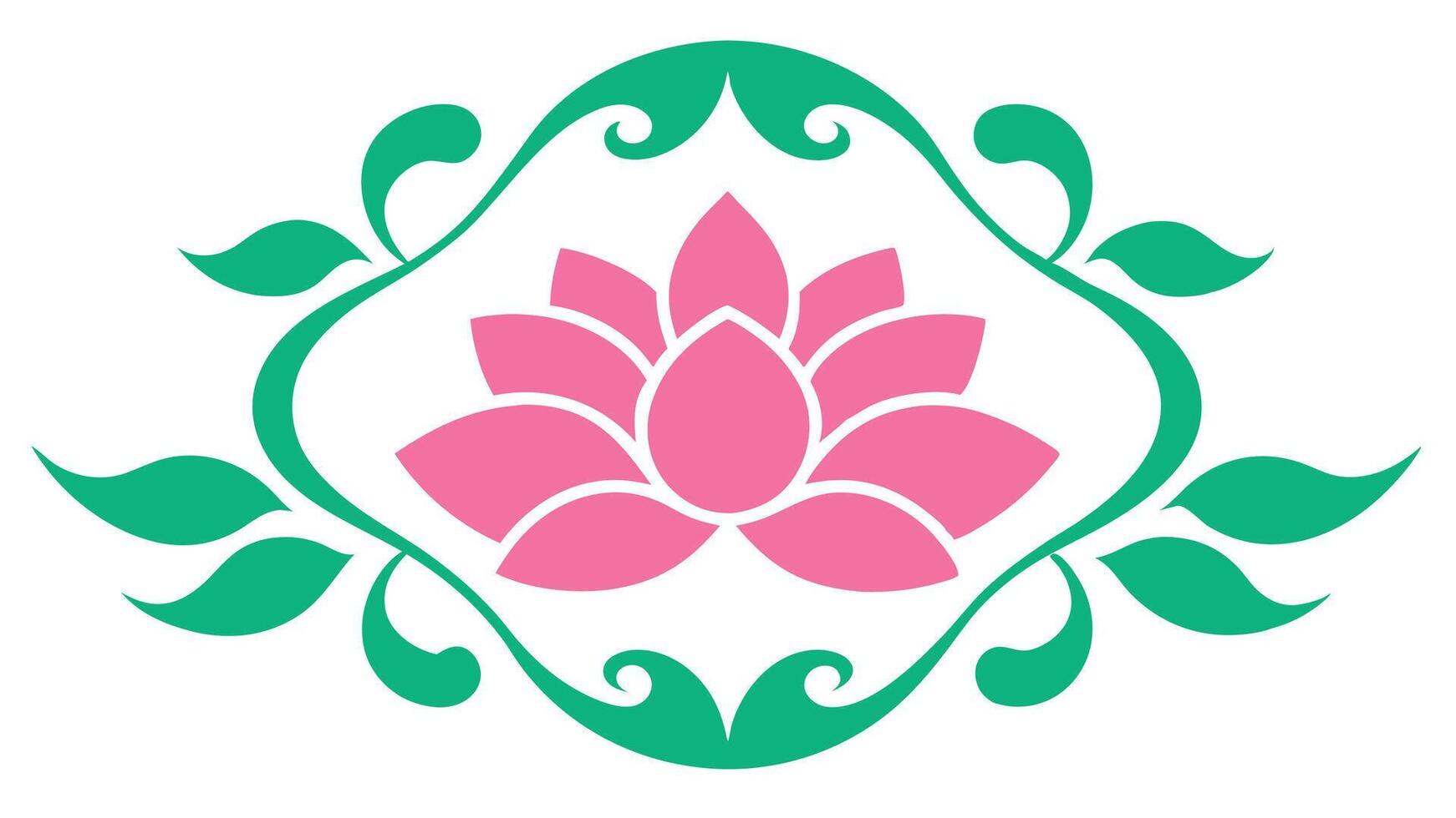 Floral Ornament Elements Illustration Minimal Intricate Design vector