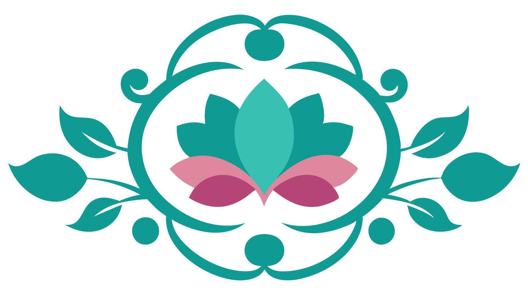 Elegant Floral Ornament Elements Design Header vector