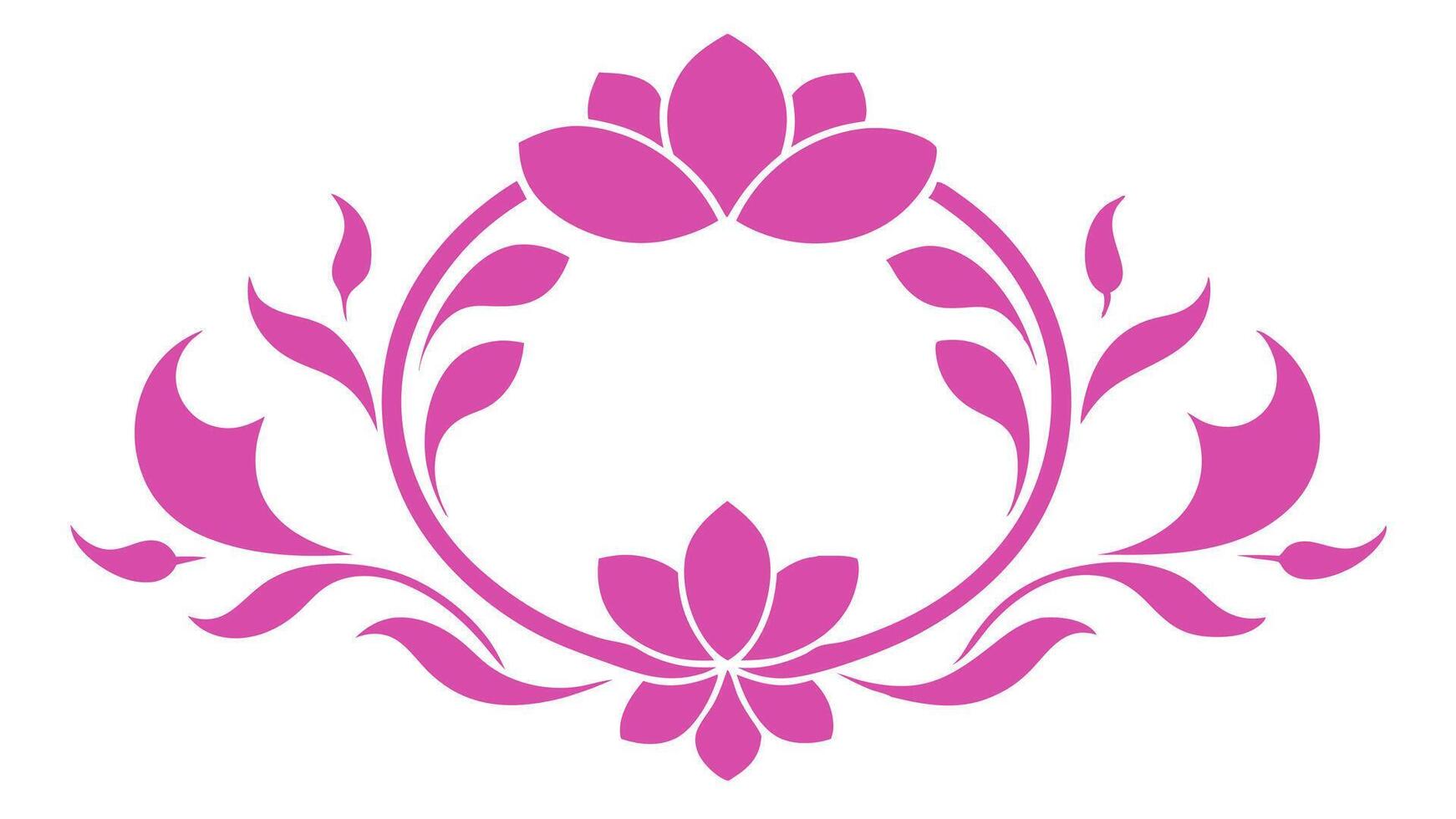Elegant Floral Ornament Elements Design vector