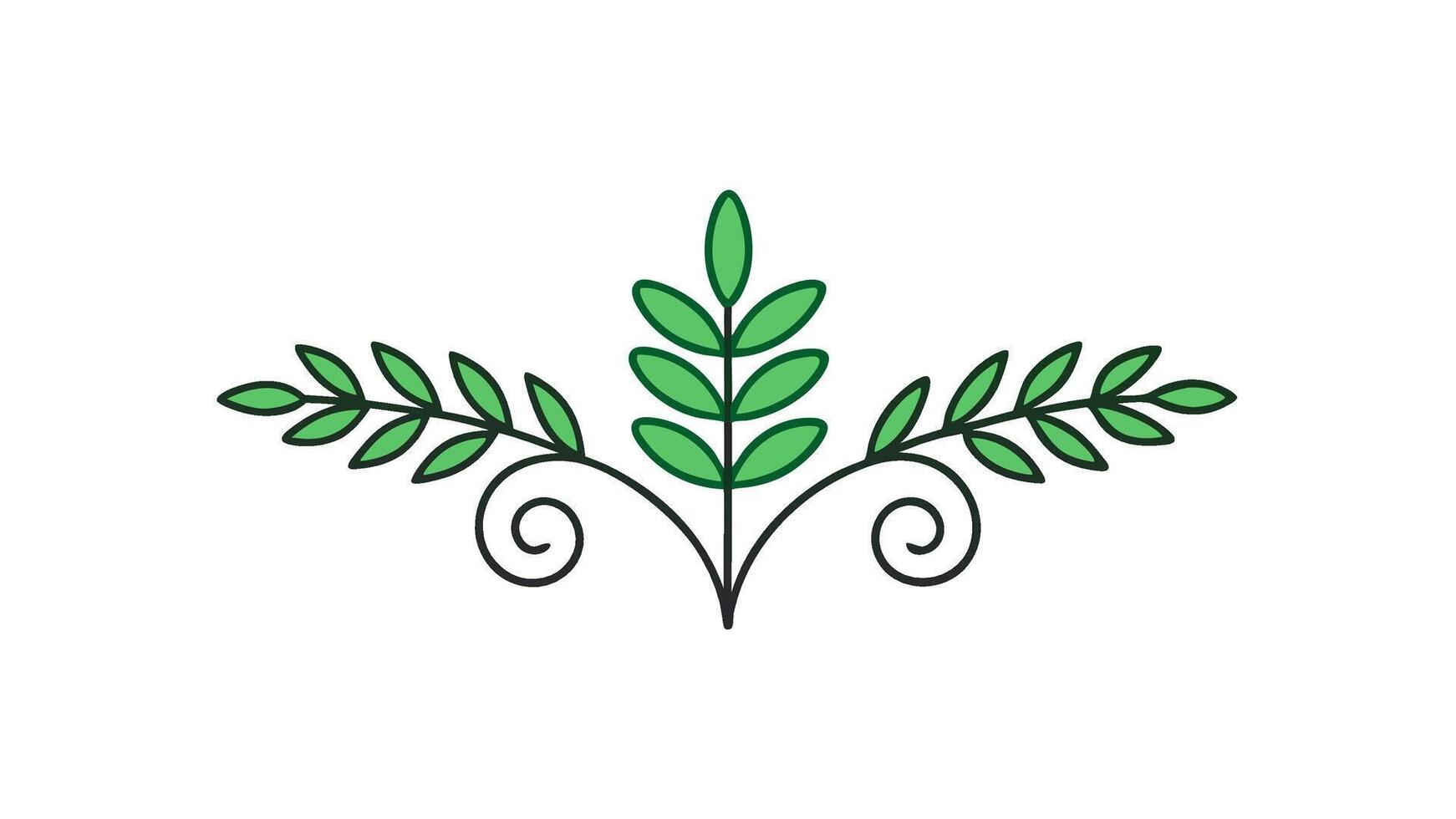 Botanical Ornament Design Illustration Artworks vector