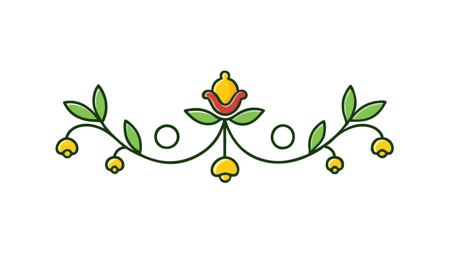 Elegant Heading Ornament Elements vector