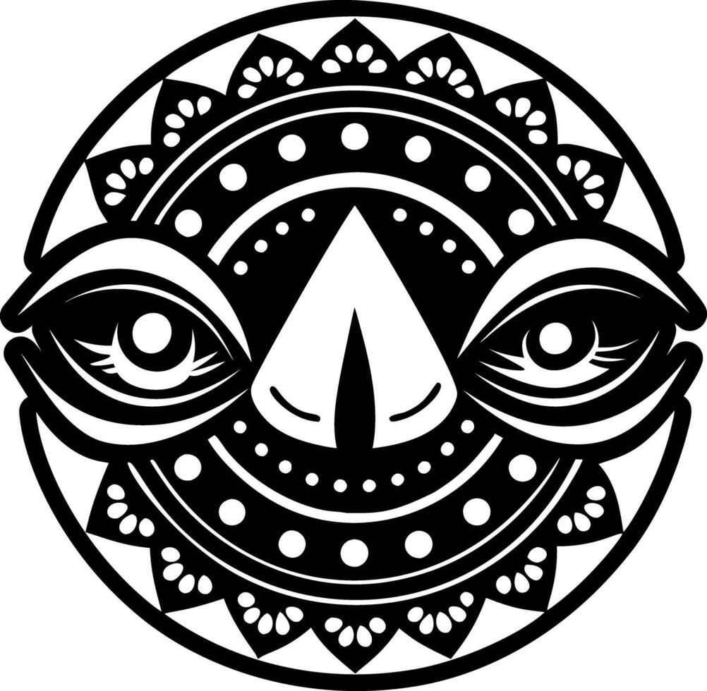 A glyph style icon of fortune symbol vector