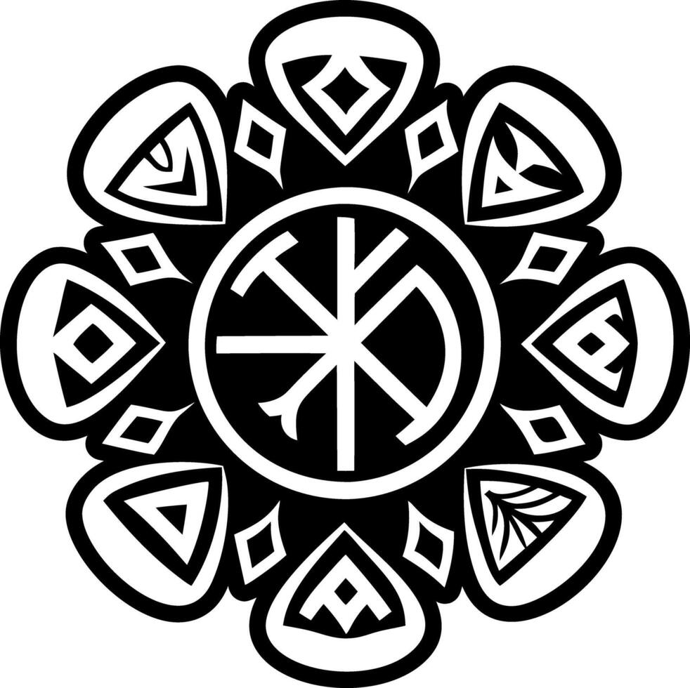 Ritual symbol icon in filled style vector