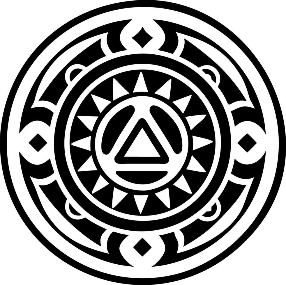 Ancient coin icon in style vector