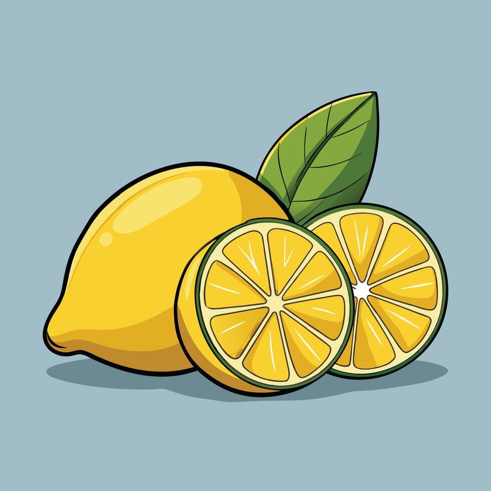 Lemons Fruit Illustration vector