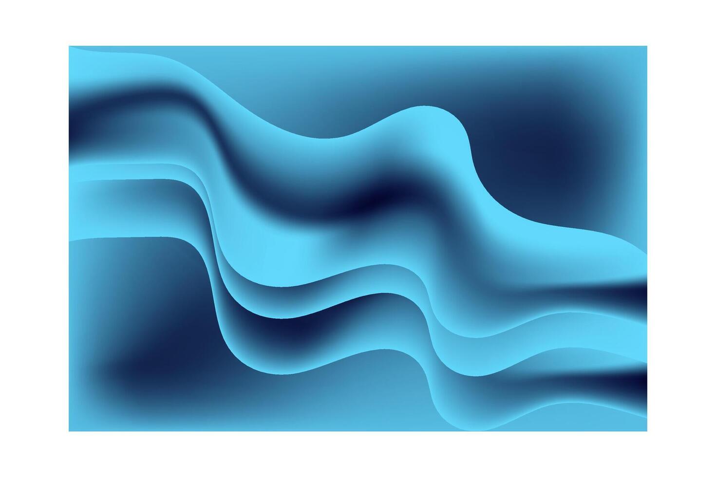 Blue Soft Blue liquid Glowing Wave Mesh Gradient Background Wallpaper vector