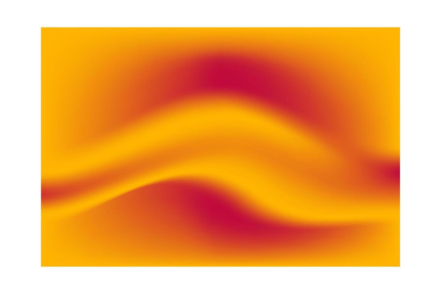 Yellow and red colored liquid Glowing Wave Mesh Gradient vector